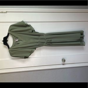 H&M sage dress